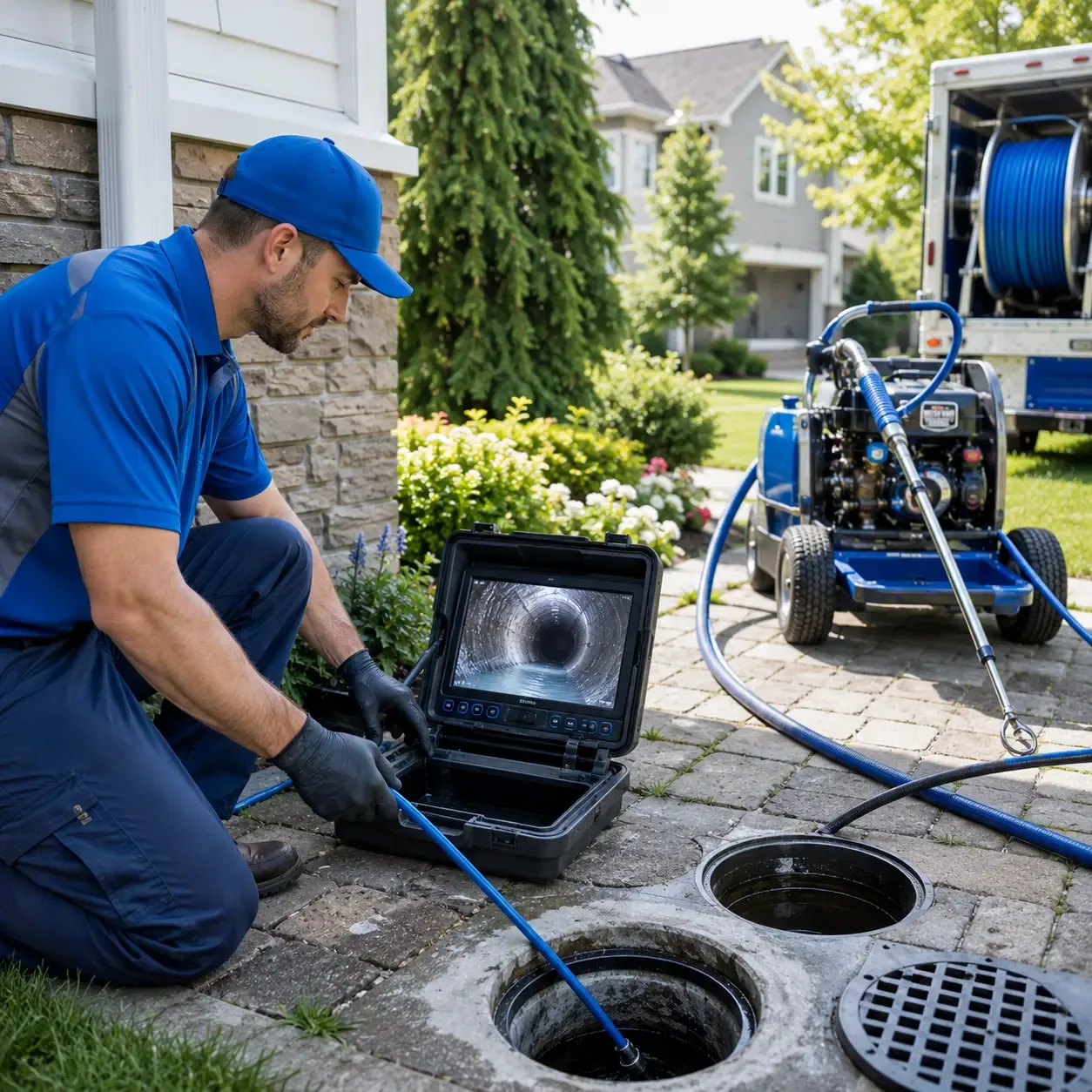 Outdoor drain cleaning professionals serving Virginia, IL
